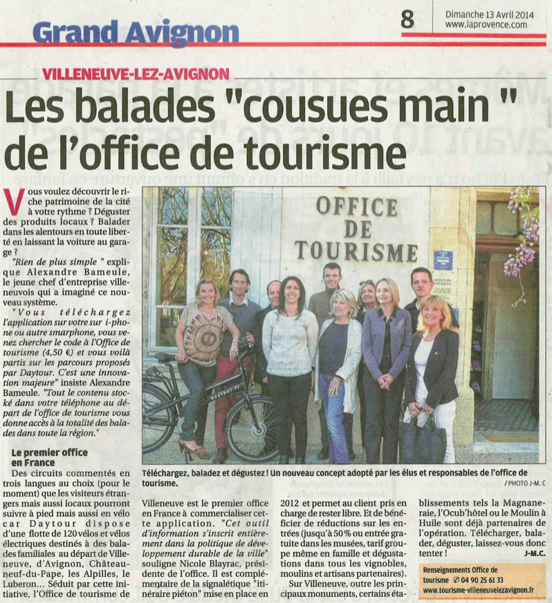 Office du tourisme de Villeneuve les Avignon